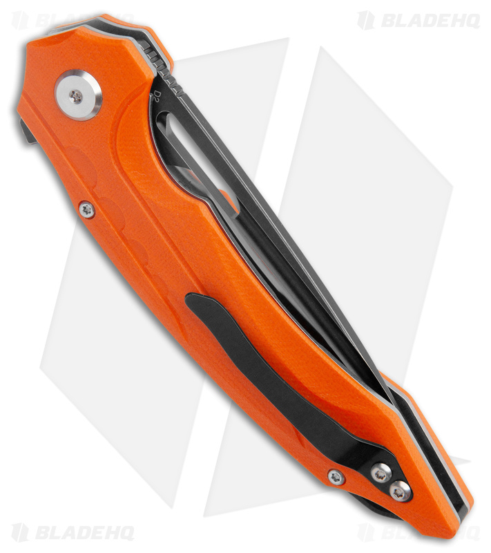 Bestech Knives Ornetta Liner Lock Knife Orange G-10 (3.5" Two-Tone D2) BG50C