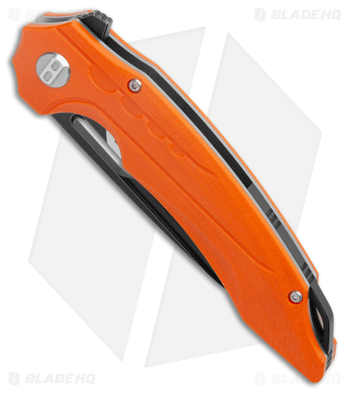 Bestech Knives Ornetta Liner Lock Knife Orange G-10 (3.5" Two-Tone D2) BG50C