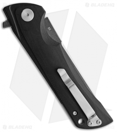 Bestech Knives Tanto Paladin Lock Liner Knife Black G-10 (3.6 Two-Tone D2)