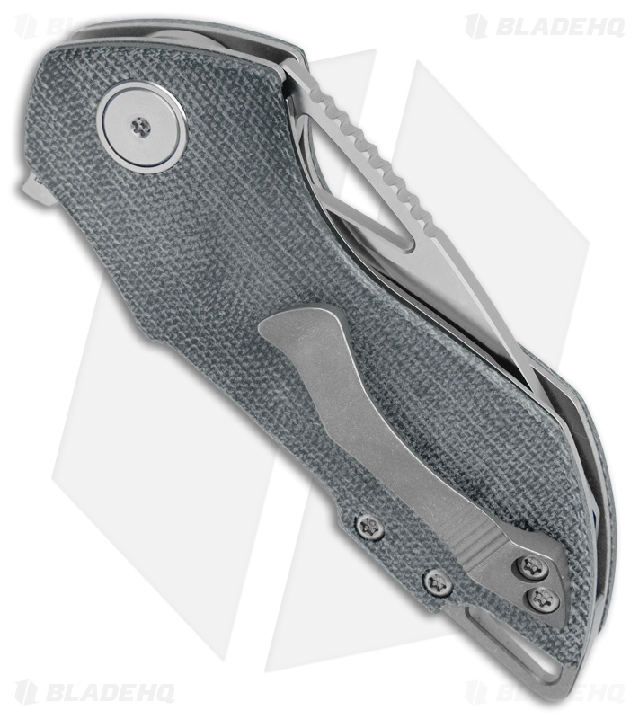 Bestech Grissom Riverstone Liner Lock Knife Black Micarta (2.45" Satin 154CM) 