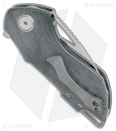 Bestech Grissom Riverstone Liner Lock Knife Black Micarta (2.45" Satin 154CM) 