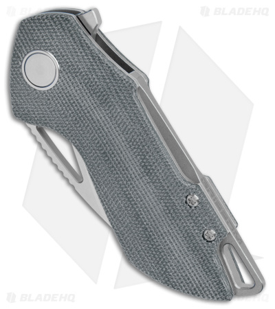 Bestech Grissom Riverstone Liner Lock Knife Black Micarta (2.45" Satin 154CM) 