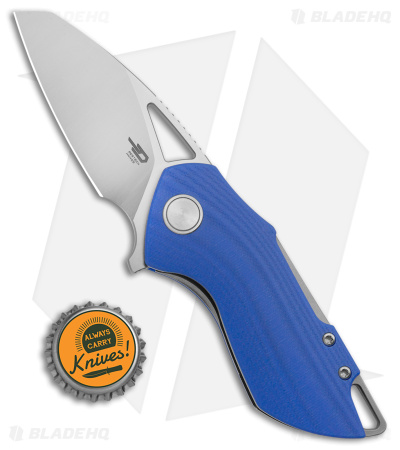 Bestech Grissom Riverstone Liner Lock Knife Blue G-10 (2.45" Satin 154CM) BL03B