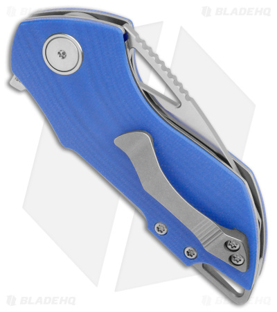 Bestech Grissom Riverstone Liner Lock Knife Blue G-10 (2.45" Satin 154CM) BL03B