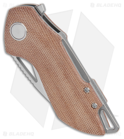 Bestech Grissom Riverstone Liner Lock Knife Natural Micarta (2.45" Satin 154CM) 