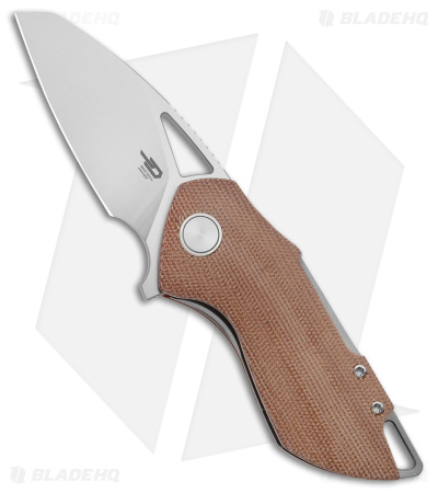 Bestech Grissom Riverstone Liner Lock Knife Natural Micarta (2.45" Satin 154CM) 