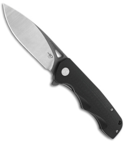 Bestech Knives Airstream Liner Lock Knife Black G-10 (3.75" Two-Tone D2)