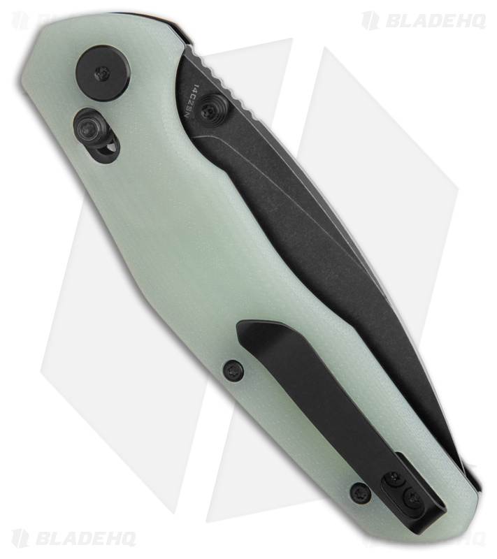 あろん Bestechman Ronan Bar Lock Knife Jade + Black SW - Blade HQ