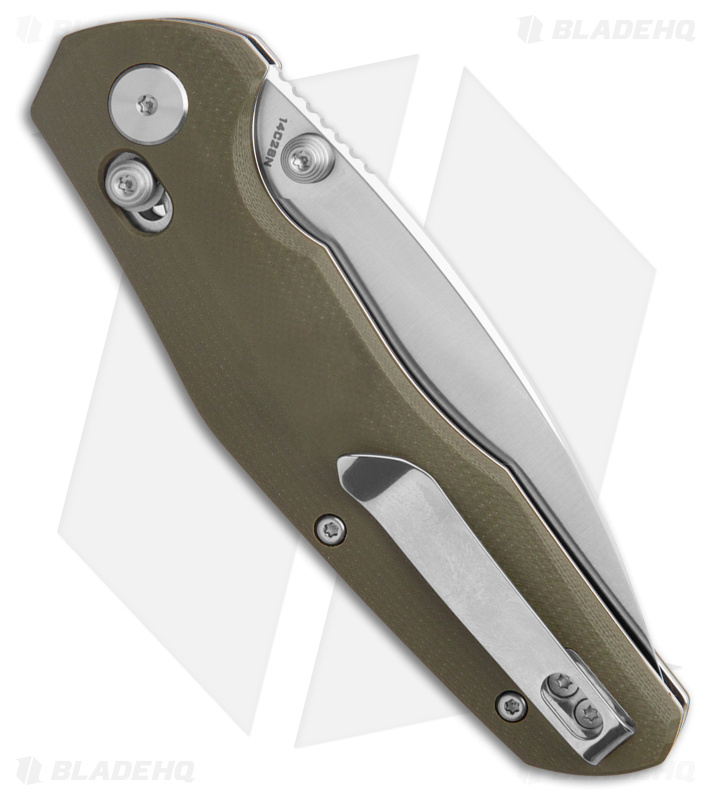 Bestechman Ronan Bar Lock Knife OD Green G-10 (3.25" Satin) 