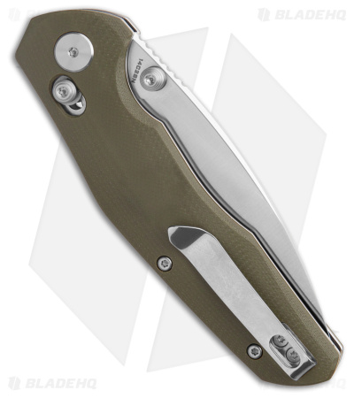 Bestechman Ronan Bar Lock Knife OD Green G-10 (3.25" Satin) 
