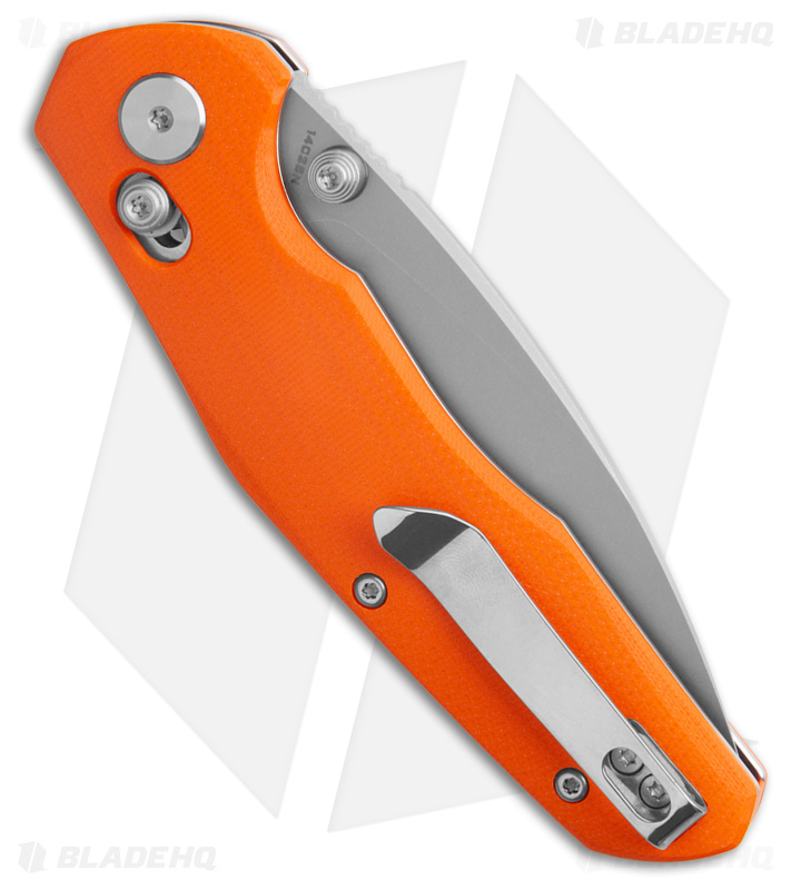 Bestechman Ronan Bar Lock Knife Orange + Satin - Blade HQ