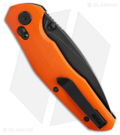 Bestechman Ronan Bar Lock Knife Orange G-10 (3.25" Black SW)