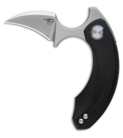 Bestech Knives STRELIT MagnaCut Liner Lock Black G-10 (2.19" Satin)