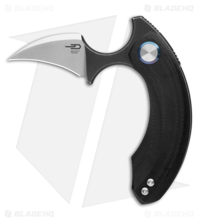 Bestech Knives Strelit MagnaCut Liner Lock Black G-10 (2.19" Two-Tone)