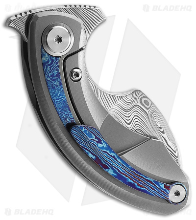 Bestech Knives STRELIT Frame Lock Knife Timascus (2.2" Damascus)
