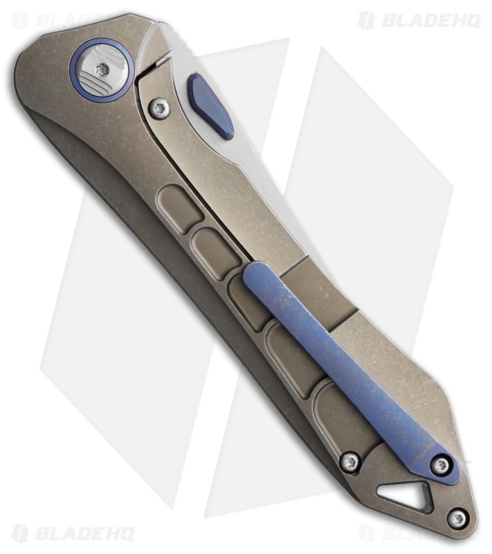 Bestech Knives Supersonic Frame Lock Gold Titanium (3.5" Satin)