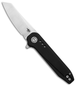 Bestech Knives Syntax Liner Lock Knife Black G-10 (2.8" Satin/SW 14C28N) BG40A