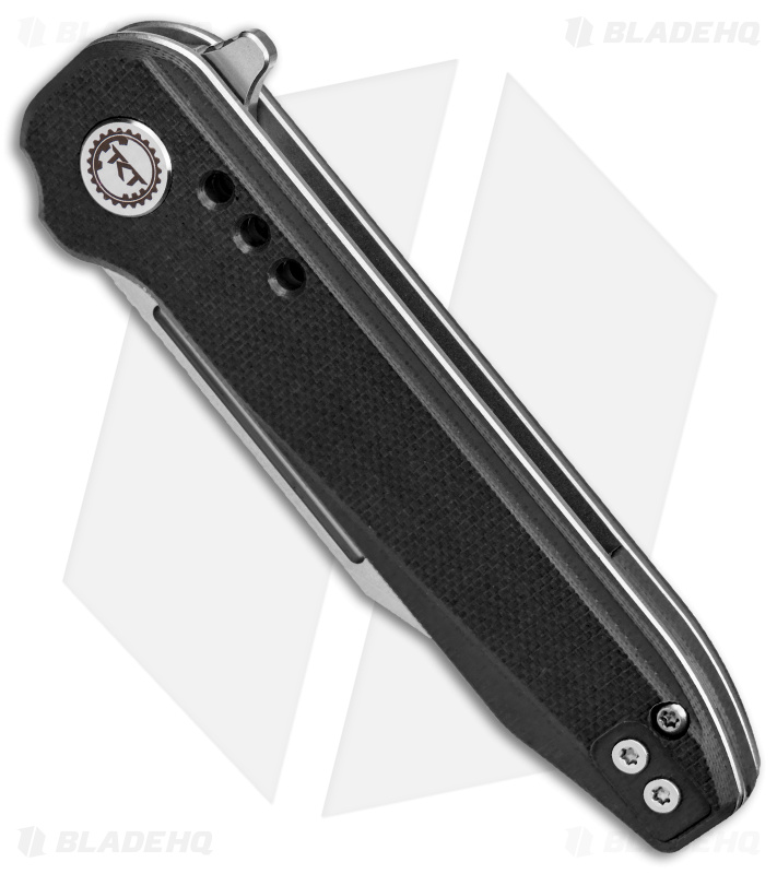 Bestech Knives Syntax Liner Lock Knife Black G-10 (2.9" Satin/SW) BG41A