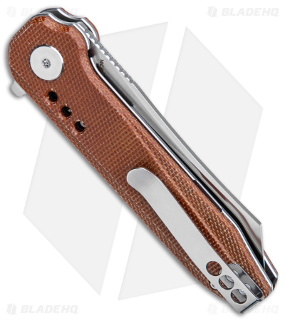 Bestech Knives Syntax Liner Lock Natural Micarta (2.8" Satin/SW 14C28N) BG40E