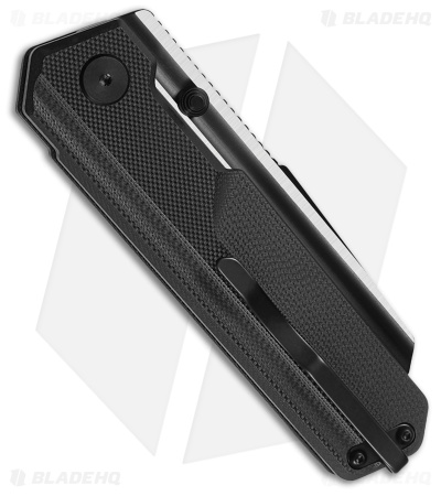 Bestech Knives Ostap Hel Tardis Liner Lock Knife Black G-10 (3" 2-T Black/Satin)