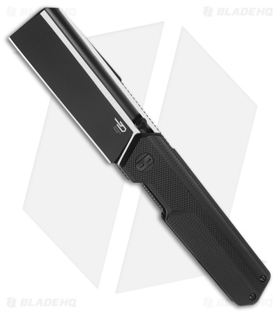 Bestech Knives Ostap Hel Tardis Liner Lock Knife Black G-10 (3" 2-T Black/Satin)