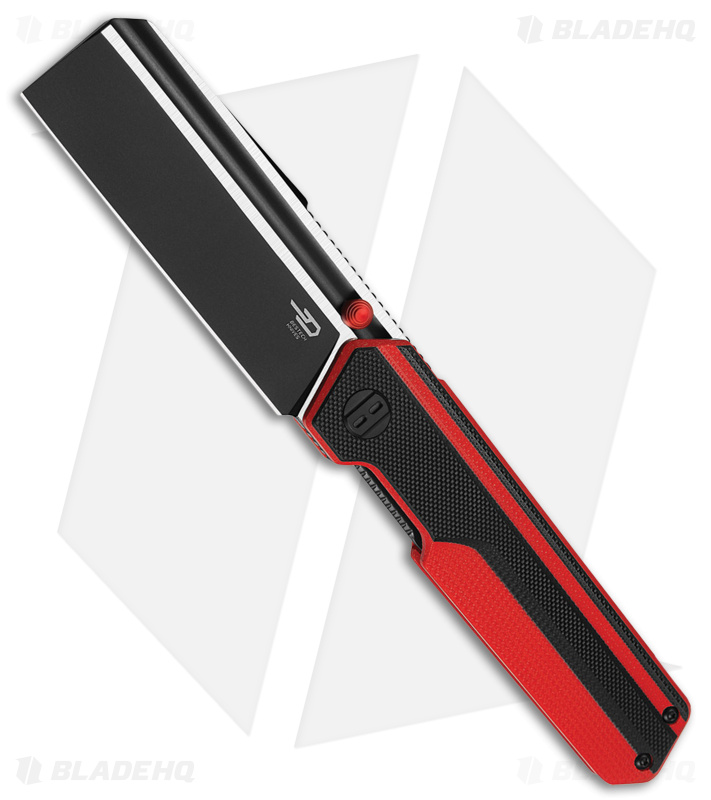 Bestech Tardis Knife Blk/Red G-10 (Blk/Sat) - Blade HQ