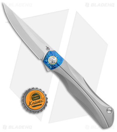 Bestech Knives Thyra Frame Lock Knife Titanium/Timascus (3.75" M390)