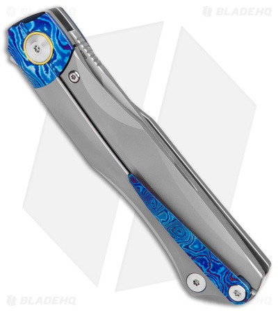 Bestech Knives Thyra Frame Lock Knife Titanium/Timascus (3.75" M390)