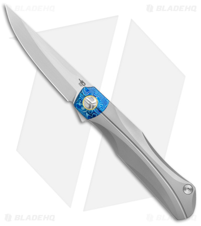 Bestech Knives Thyra Frame Lock Knife Titanium/Timascus (3.75" M390)