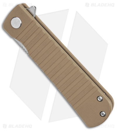 Bestech Knives Titan Liner Lock Knife Beige G-10 (3" Satin/SW D2) BG49A-2