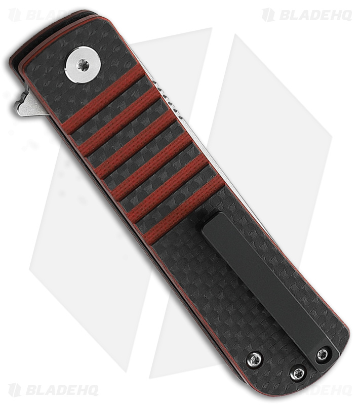 Bestech Knives Titan Liner Lock Knife Red/G-10 CF (3" Satin 154CM) BL04D