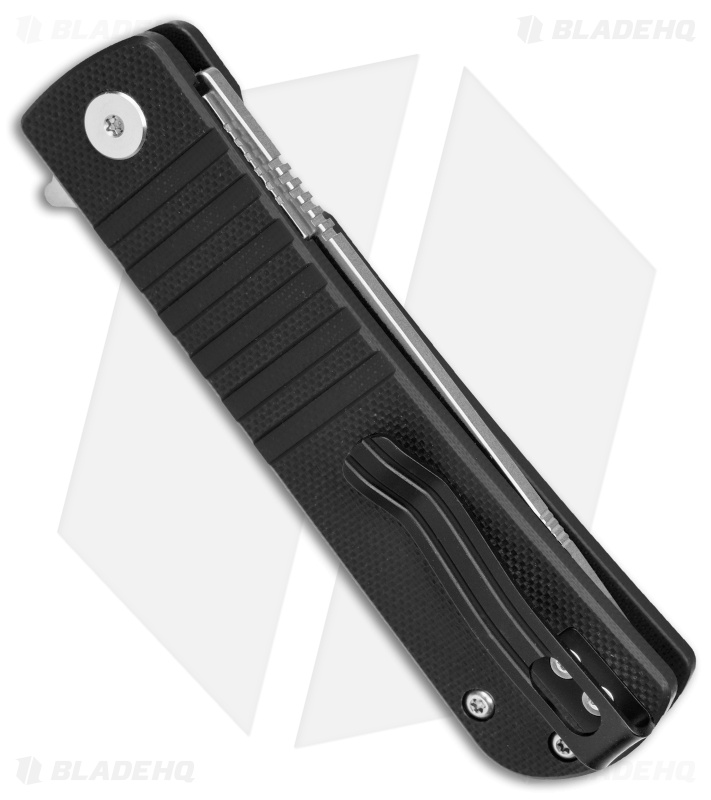 Bestech Knives Titan Liner Lock Knife Black G-10 (3" Satin/SW D2) BG49A-1