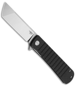 Bestech Knives Titan Liner Lock Knife Black/G-10 CF (3" Satin 154CM) BL04A