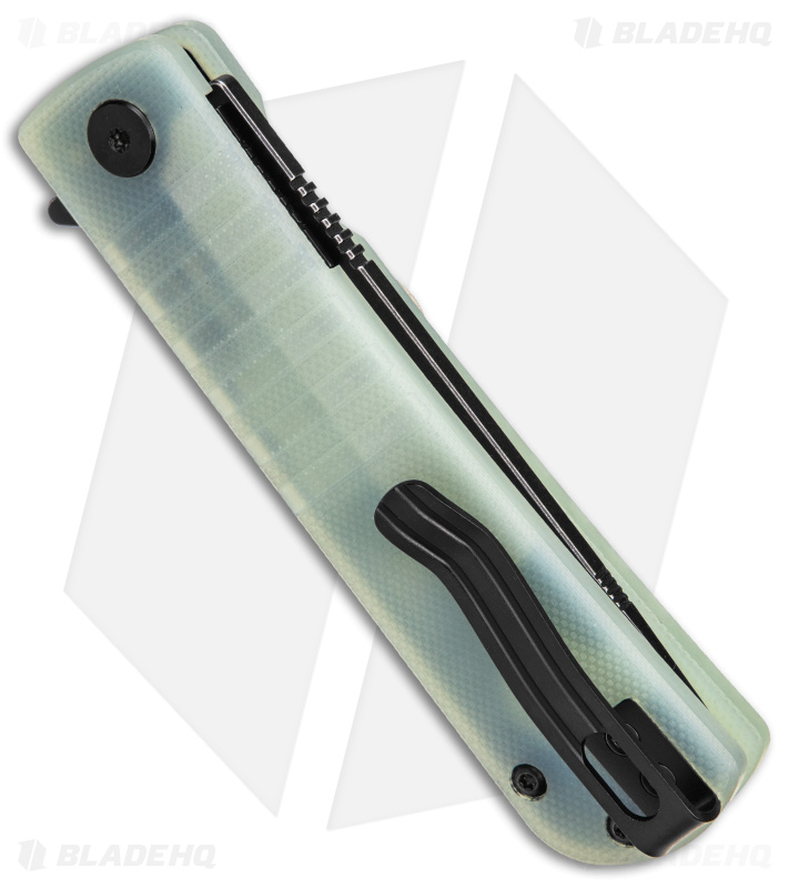 Bestech Knives Titan Liner Lock Knife Jade G-10 (3" Black D2) BG49A-4