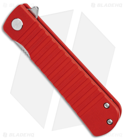 Bestech Knives Titan Liner Lock Knife Red G-10 (3" Satin/SW D2) BG49A-3