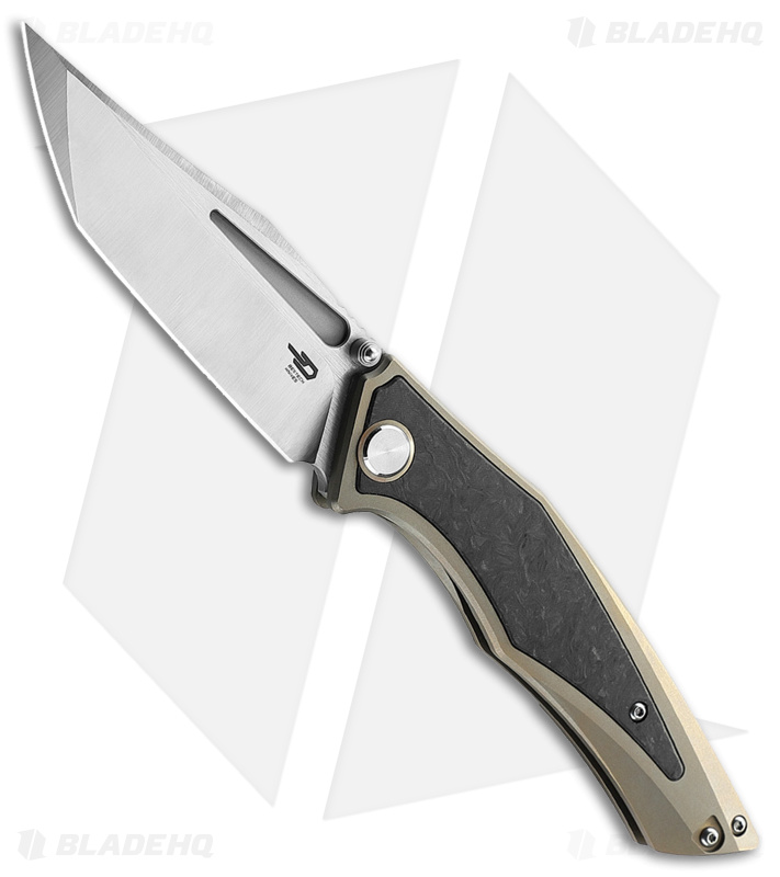 Bestech Knives Togatta Frame Lock Knife CF/Ti - Blade HQ