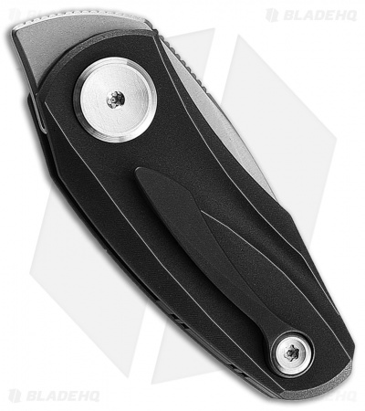 Bestech Knives Tulip Frame Lock Flipper Knife Black Ti (1.34" SW) BT1913E