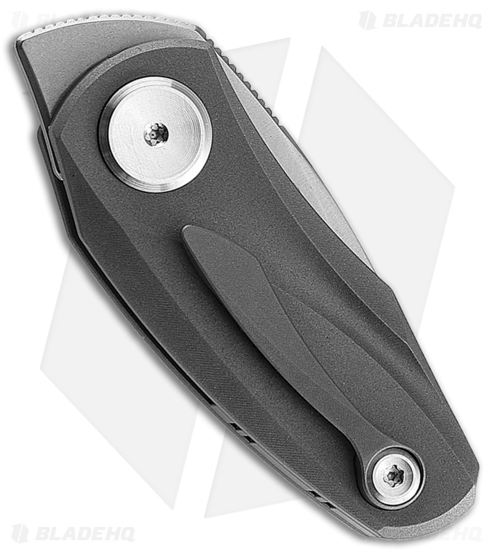 Bestech Knives Tulip Ball Lock Flipper Knife Dark Gray Ti (1.34" SW) BT1912E