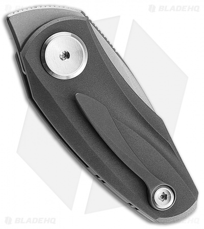Bestech Knives Tulip Ball Lock Flipper Knife Dark Gray Ti (1.34" SW) BT1912E