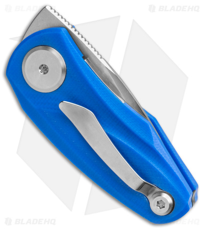 Bestech Knives Tulip Liner Lock Knife Blue G-10 (1.3" Satin) BG38D