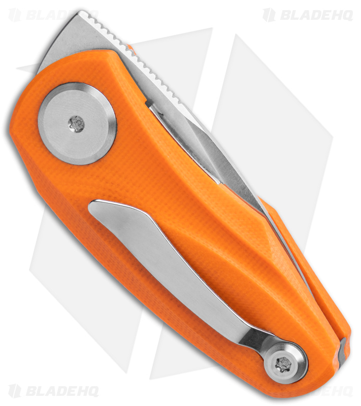 Bestech Knives Tulip Liner Lock Knife Orange G-10 (1.34" Satin/SW) BG38C