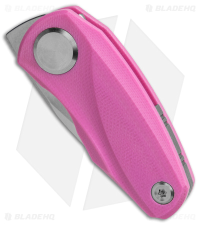 Bestech Knives Tulip Liner Lock Knife Pink G-10 (1.3" Satin/SW) BG38E