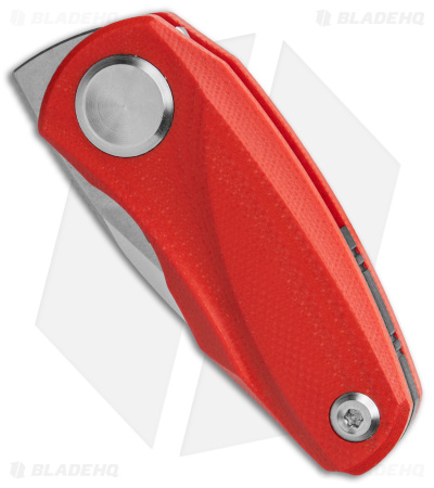 Bestech Knives Tulip Liner Lock Knife Red G-10 (1.3" Satin/SW) BG38B