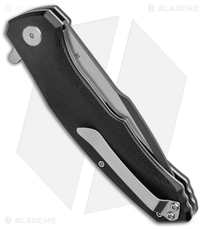 Bestech Knives Warwolf Liner Lock Knife Black G-10 (3.5" Two-Tone)  
