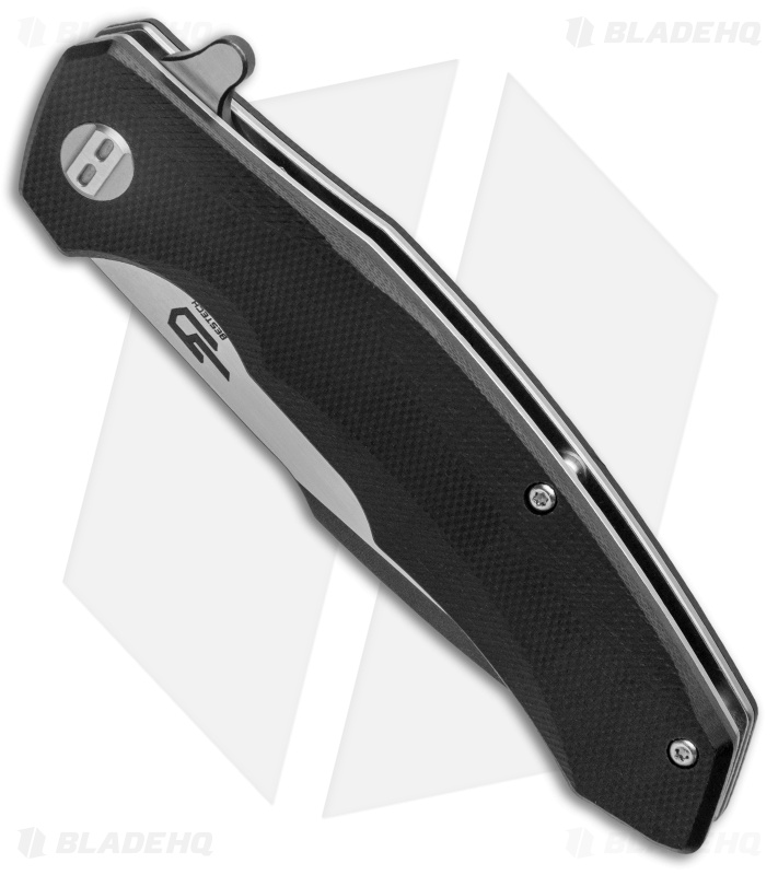 Bestech Knives Warwolf Liner Lock Knife Black G-10 (3.5" Two-Tone)  
