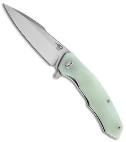 Bestech Knives Warwolf Liner Lock Knife Jade G-10 (3.5" Satin) BG04D