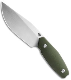 Bestech Knives Lignum Artis Fixed Blade Knife G-10 OD Green (4.75" Satin) 