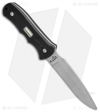 Beta Blade Cammenga Fixed Blade Knife w/ Tritium Insert (4.75" Bead Blast)