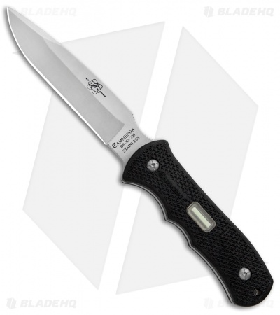 Beta Blade Cammenga Fixed Blade Knife w/ Tritium Insert (4.75" Bead Blast)