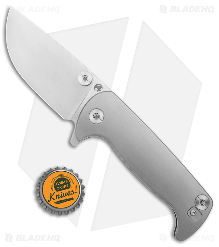 B'yond EDC Chunk Flipper Knife | Gray Titanium - Blade HQ B'yond EDC Chunk Flipper Knife | Gray Titanium - Blade HQ
